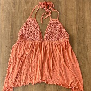 Lost Coral Halter Top